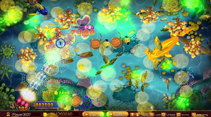 Chọn vị trí bắn cá thích hợp