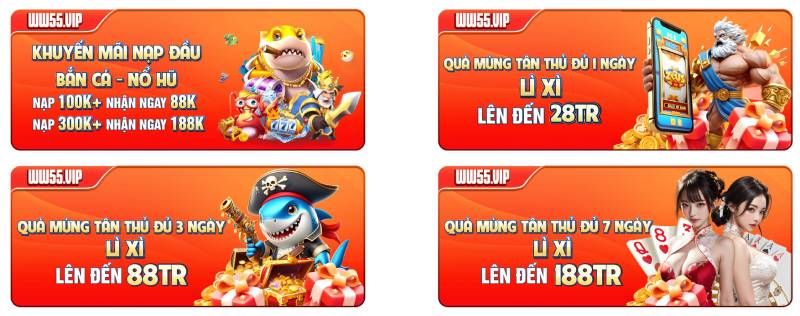 Khuyến Mãi Ww88 - Cập Nhật Ưu Đãi Hấp Dẫn Nhất 2025 3 Lì xì theo mốc thời gian
