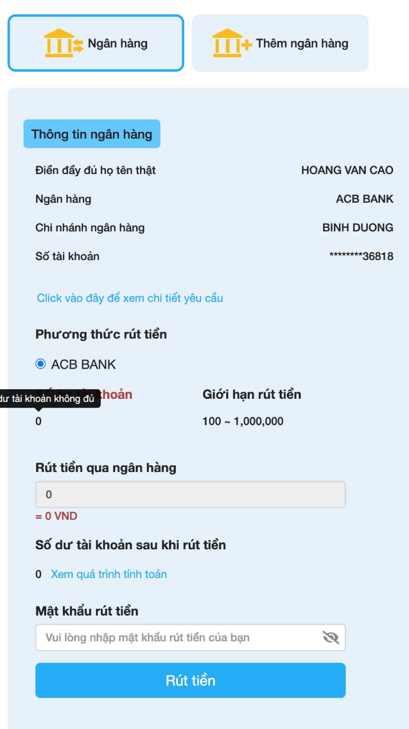 Hướng Dẫn Rút Tiền Ww88 Và Bí Quyết Nhận Tiền Nhanh, An Toàn 4 Nhập số tiền cần rút