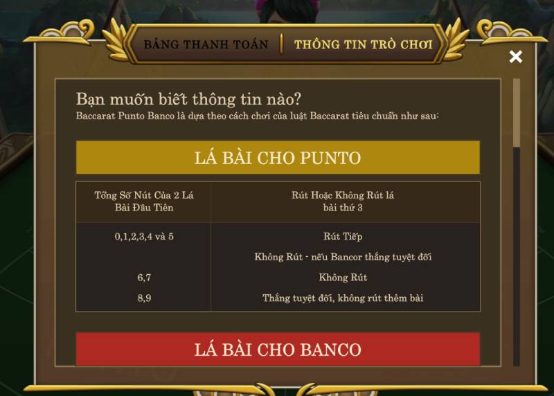 Trải Nghiệm Chơi Punto Banco Ww88 - Có Gì Đáng Chú Ý 4 Quy tắc rút bài tự động và điểm số